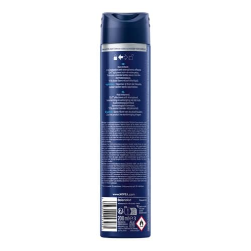 NIVEA MEN Protect & Care Déodorant Anti‑Transpirant Homme 72H – Spray 200 ml – 0% Alcool, Anti‑Irritations, Protection Longue Durée – Peaux Sensibles - Image 3