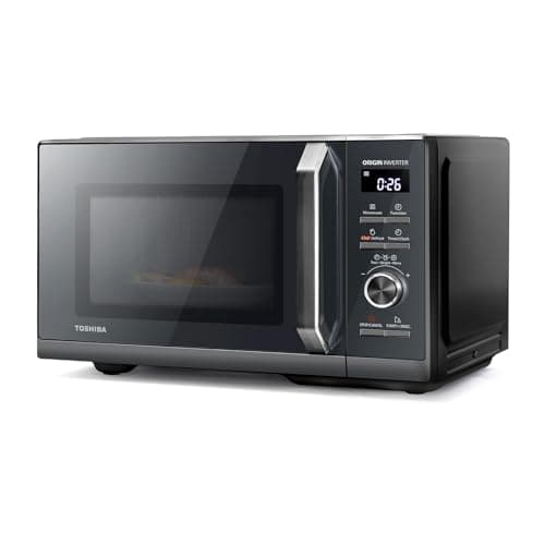 Toshiba, MW3-AG25PFI(MG), Microwave Oven 25L 3-in-1 900W, Morandi Bright Grey, 6 Programs, 10 Power Levels, 7 Automatic Menus, Easy Cleaning - Image 2