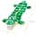 Outward Hound Matz Squeaky Soft Toy for Dogs - Alligator - XL - Image 8