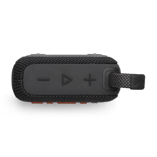 JBL GO4 Haut-Parleur Bluetooth, Chargement USB C, IP67, étanche à la poussière, étanche, Compatible avec Les Applications, radiateur Passif, Portable, Noir - Image 3