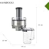 Kenwood AT641A Metal Juicer/Sieve for Chef and Major Robot, Grey - Image 4