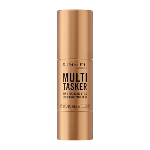 Rimmel London Multi Tasker, Sculpting & Contour Bronzer Stick, All-Day Lasting, Fresh Finish, Vegan Makeup, 4.5g 002 Medium - Image 4