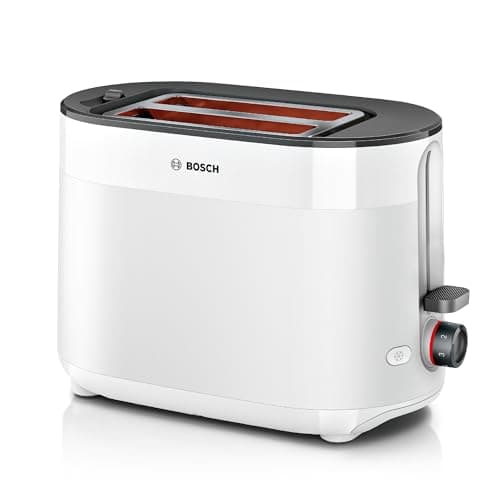 Bosch, Grille-pain, MyMoment, 2 fentes, fonctions décongélation et réchauffage, chauffe-viennoiserie, HighLift, arrêt automatique, blanc, TAT2M121 - Image 2