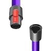 Quick Release Cleaning Hose Compatible for Dyson V15 V11 V10 V8 V7 Rod Vacuum Cleaners, Suction Extension Tube, 73cm/28.7" (Purple) - Image 3