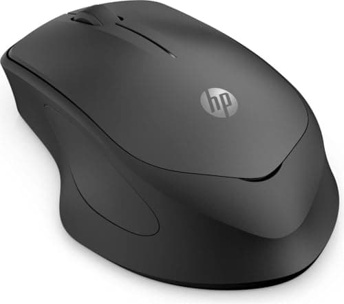 HP - PC Silent 280M Wireless Mouse, Blue LED Technology, Noise Reduction up to 90%, 3 Buttons and Sliding Wheel, Ergonomic Design, Nano Receiver Included, Modern Design, Blue - Image 2