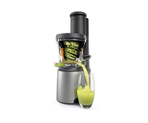 Kenwood Küchengeräte PureJuice Pro JMP85.00SI Homemade Juice Juicer, XXL Opening Whole Fruits, with Low Speed Rotation Preserve Important Vitamins, 230 W, Silver - Image 3