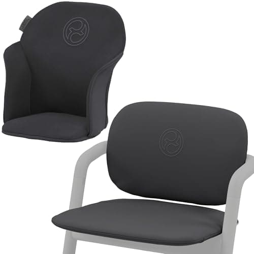 CYBEX Gold LEMO Comfort Cushion for CYBEX LEMO Baby Set and High Chair LEMO, Stunning Black - Image 2