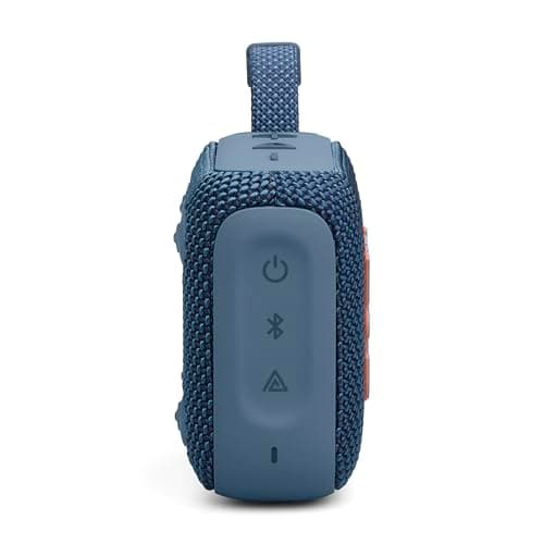 JBL GO 4, Enceinte Bluetooth ultra-portable, son JBL Pro, basses percutantes, 7 heures d'autonomie, fonction Playtime Boost, résistante à l'eau et à la poussière IP67, bleu - Image 7