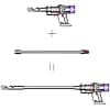 Extension Tube for Dyson V12 Slim Vacuum Cleaner, Extension Tube Quick Release Extendable Wand, 74 cm - Black - Image 6