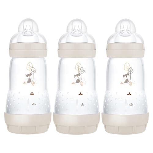 MAM Anti-Colic 260Ml Bottle - 3Pk Unisex (Green/White) - Image 2