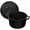 STAUB Cast iron casserole dish in black 24cm high - Image 5