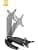 for Amazon Echo Show 15 Holder 360° Adjustable Aluminum Alloy Wall Folding Telescopic Bracket Easily Forward Or Backward Your Echo Show 15 to Improve Viewing Angle (Black) A364 - Image 5