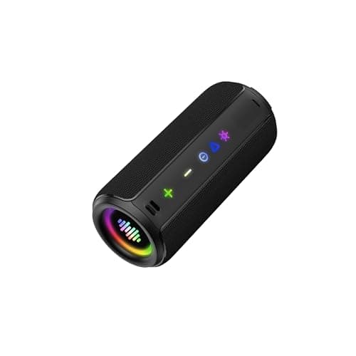 Powerful 5.4 Wireless Bluetooth Speaker with Powerful Bass, 30W Powerful Speaker, 30H Battery Life, 360 Degree Surround Sound, TWS Pairing, IPX7, AUX, TF Card, for Outdoor/Party/Travel, Matte Black - Image 3