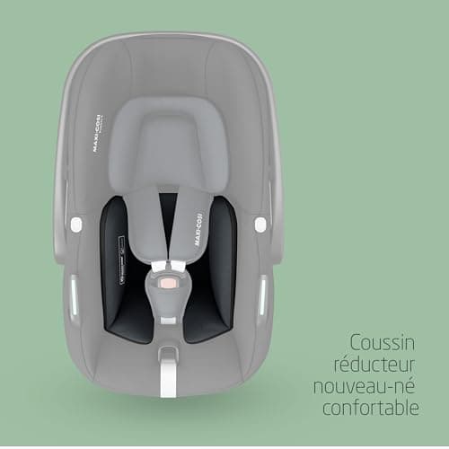 Maxi-Cosi Pebble S i-Size, Baby Car Seat, 0-15 Months, 0-13 kg, 40-83 cm, Isofix Lightweight Car Seat, Click & Go Installation, G-CELL Side Shock Protection, Reducer Cushion, Tonal Black - Image 7