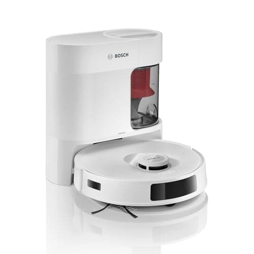 Bosch Spotless + BCRD1W Robot Vacuum Cleaner, 11000 Pa, Static Mop, Service Station, Smart Infrared Vision Navigation, Home Connect App, White - Image 2