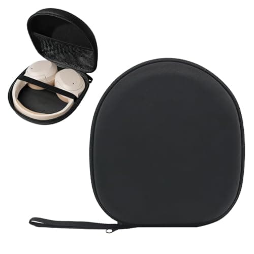 Headphone Case, Heavy Duty Headphone Carrying Case Compatible with Sony MDR-XFB950BT, MDRZX310, MDRZX330, COWIN E7, Bose QC25, Grado SR80, Heavy Duty Nylon, Black, Universal Size - Image 2