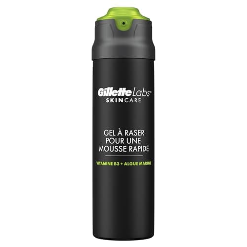 GilletteLabs Gel À Raser Pour une Mousse Rapide, Par Gillette, Gel À Raser Pour Homme, 198ml - Image 3