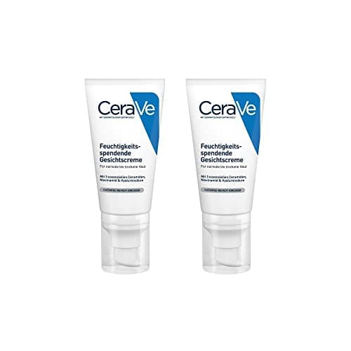 CeraVe Moisturizing Night Cream for Normal to Dry Skin with 3 Essential Ceramides and Hyaluronic 2 x 53 ml - Image 3