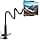Tablet Stand with Gooseneck Adjustable Stable Bed Stand for iPad iPhone Telephone Series/Nintendo Switch/Samsung/Kindle and More, 80 cm Total Length - Image 2