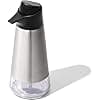 DevaCurl OXO Easy Press Soap Dispenser 18/8 Stainless Steel, 3-1/4 Inch Diam. x 8 Inch H - Image 2