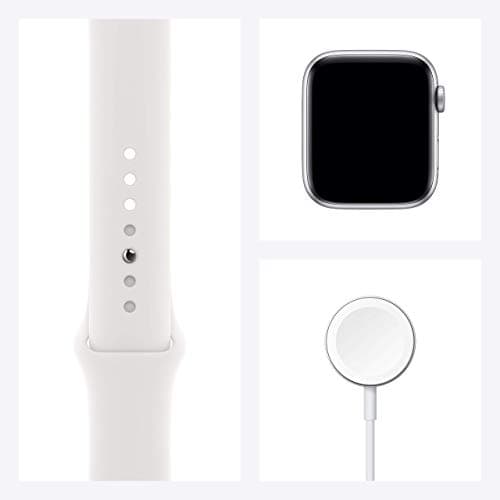 Apple Watch Series 6 (GPS + Cellular, 44MM) Silver Aluminium Case with White Sport Strap (Refurbished) - Image 7