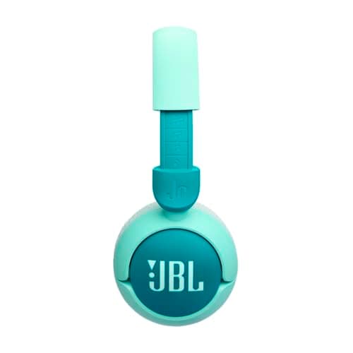 JBL Junior 320 BT, Casque Supra-auriculaire sans Fil pour Enfants, avec Microphone intégré, Bluetooth, Safe Sound, Coussinets Confortables, Set d'autocollants, Design Pliable, Vert - Image 7