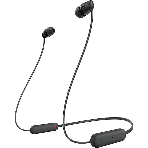Sony WI C100 Écouteurs Intra-Auriculaires sans Fil Bluetooth avec Microphone intégré Noir Taille S (Reconditionné) - Image 3