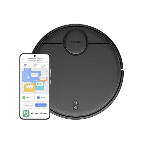XIAOMI Robot Vacuum T12 – 3-in-1 Intelligent Robot Vacuum Cleaner with Powerful Washing and Suction 3500 Pa, Laser Navigation, 130 Min Autonomy, Suitable for Pet Hair and Carpet - Image 4