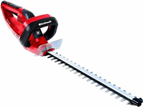 Einhell Electric hedge trimmer GH-EH 4245 (420 W, Speed 1.600 rpm, Cutting length 45 cm, Teeth spacing 16 mm, Aluminium blade guide, Cable pull, Softgrip) - Image 2