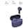 Hama Freedom Light II Wireless Bluetooth 5.3 Earbuds, In-Ear, TWS, Battery Life 20h, Earbuds Compatible with Siri Google Assistant, Microphone, Voice Control/Touch Control, USB-C Charging Box, Blue - Image 3