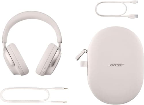 Bose QuietComfort Ultra Headphones, Casque sans fil à réduction de bruit avec audio spatial, Casque Bluetooth confortable avec micro intégré, jusqu’à 24 h d’autonomie de la batterie, Blanc Nuage - Image 7