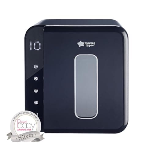 Tommee Tippee New & Improved Ultra UV Sterilizer, Drying & Storage for Bottles & Accessories, Kills Viruses & 99.9% Bacteria**, Vapor-Free, Slate - Image 3