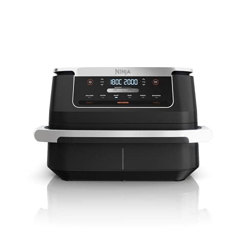 Ninja FlexDrawer Friteuse sans huile, Petite friteuse à air, double bac, compartiment 6,6L, appareil de cuisine multifonction 6-en-1, modes Air Fry/Roast/Bake, compatible lave-vaisselle, noir AF550EU - Image 3