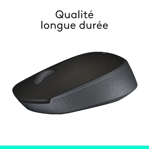 Logitech B170 2.4GHz Wireless Mouse with Nano Receiver, Optical Tracking, Long-Life Battery 12 Months, Ambidextrous, Compatible with PC/Mac/Laptop - Grey - Image 7