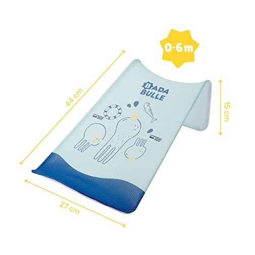 Badabulle Ergonomic Bath Hammock, Non-Slip, Breathable Fabric, 0-6 Months - Image 5