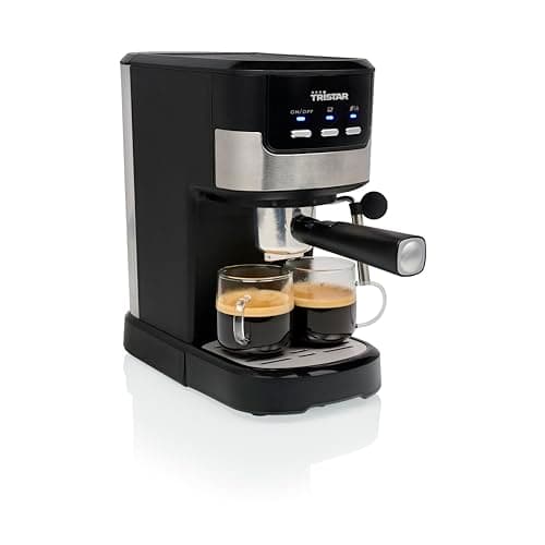 Tristar Espresso Machine 2 Cups at a Time | Fits Nespresso Capsules and Ground Coffee | Cup Warmer | Dishwasher Safe | 20 Bar | 1100 W | CM-2278 - Image 2