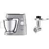 Kenwood Titanium Chef Baker XL, Mixer with K Beater, Dough Hook, Silver & KAX950ME Butcher Chopper for Brushed Aluminium Metal Robot 25 x 16 x 25 cm - Image 2