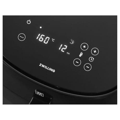 ZWILLING Air Fryer - Oil Free Hot Air Fryer, 4 Liters, 2 to 4 People, 6 Programs, 1400 W, Adjustable Cooking from 80° to 200°, Colour: Black - Image 5