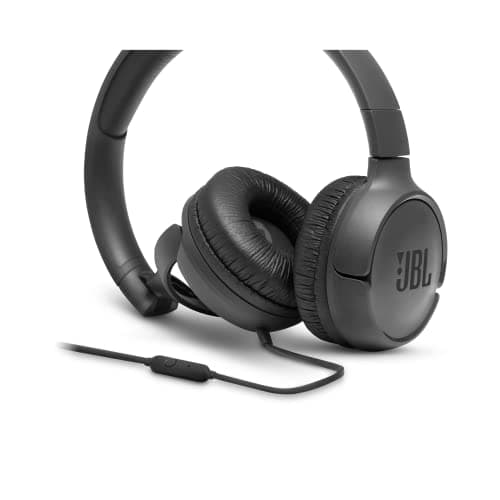 JBL T500BLK Casque Filaire Cable Plat Anti-NŒUDS - Image 4