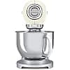 Smeg, SMF02CREU Pastry Processor, 10 Speed Levels, Step-On Function, Bowl 4.8 L, Safety Motor Lock, Flat Beater, Hook and Lid Included, 800W, Cream - Image 3