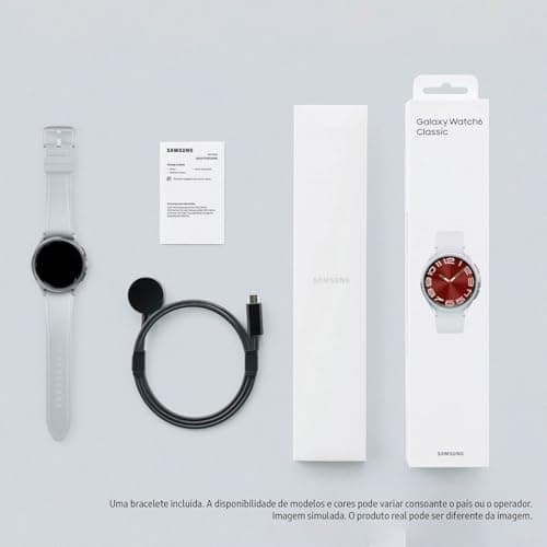 Smartwatch Samsung Galaxy Watch 6 Classic 43 mm Silver - Image 8