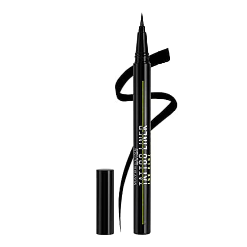 Maybelline New York - Eyeliner Feutre Waterproof Ultra-Pigmenté - Pointe Précision - Tenue 24H - Tattoo Liner Ink Pen - 880 Jet Black (Noir) - Image 3