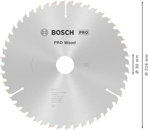 Bosch 1x PRO Wood circular saw blade for corded miter saws (for softwood, hardwood, Ø mm, Professional accessory mitre saw) - Image 4