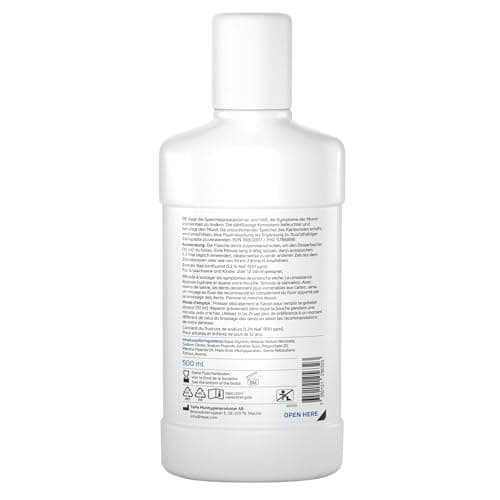 Bain de bouche hydratant TePe bouche sèche, bain de bouche doux fluoré au parfum de menthe douce pour soulager la sensation de bouche sèche - Image 4