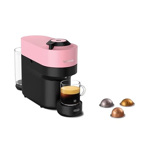 De'Longhi Nespresso Vertuo Pop Coffee Capsule Machine, Centrifusion Technology, 4 Cup Sizes, Set of 12 Capsules Included, Pink (ENV90.P) - Image 2