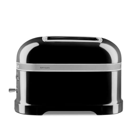 KitchenAid Artisan Toaster for 2 Slices - 7 Levels of Burning and Defrost Function - Vintage Design - 2 Wide Slots - Toaster with Sandwich Holder - Onyx Black - Image 6