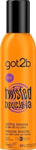 Schwarzkopf Got2B Hair Styling Mousse - Curl Definition - Anti-Frizz - Wavy to Curly - Aerosol Spray 250 ml - Image 3