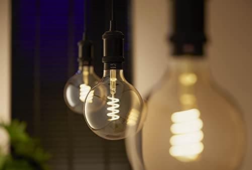 Philips Hue White Ambiance Smart LED Bulb E27 Filament G93 Globe Bluetooth Compatible with Alexa, Google Assistant and Apple Homekit - Image 7