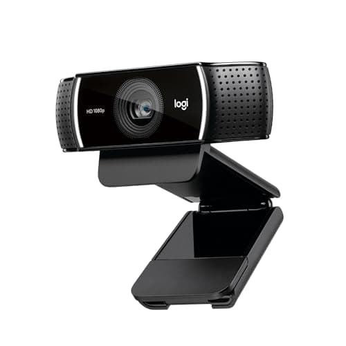 Logitech C922 Pro Stream Webcam, Ultra-Fast Streaming HD 1080p/30fps/HD 720p/60ims, Stereo Audio, HD Correction, Auto Focus, Youtube, Twitch, Camera PC/Mac/Laptop/Macbook/Tablet - Image 2