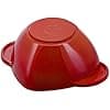 STAUB Cast Iron Casserole "Heart", Ø 20 cm, 1.75 L, Cherry - Image 6